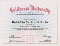 Ms. Chen Master In Education